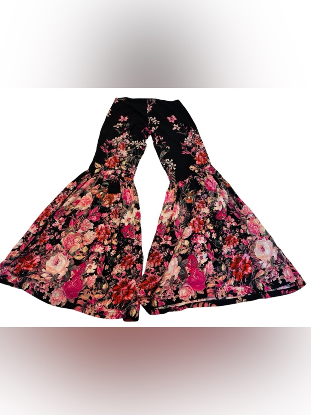 Gorgeous Bohemian Floral Flare Bell Pants 28/29